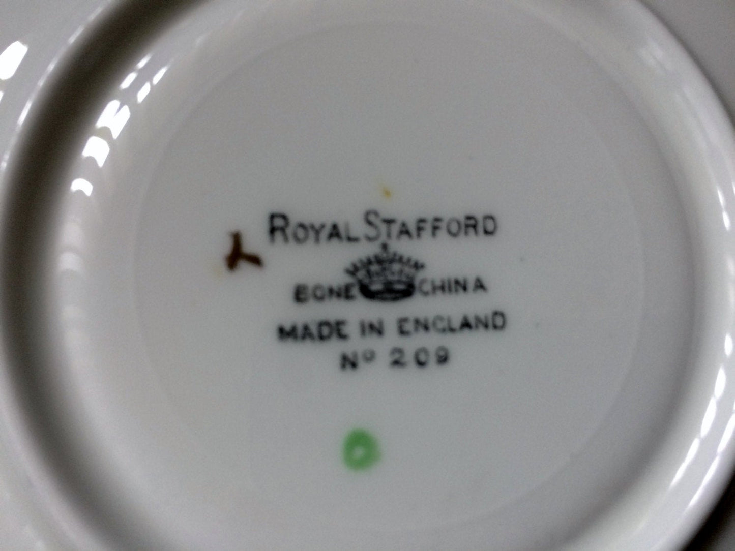 Vintage Royal Stafford 3 Piece Demitasse Set Featuring the image of the Bielsdown Creek Waterfalls, NSW, Australia. Serial number: 209 