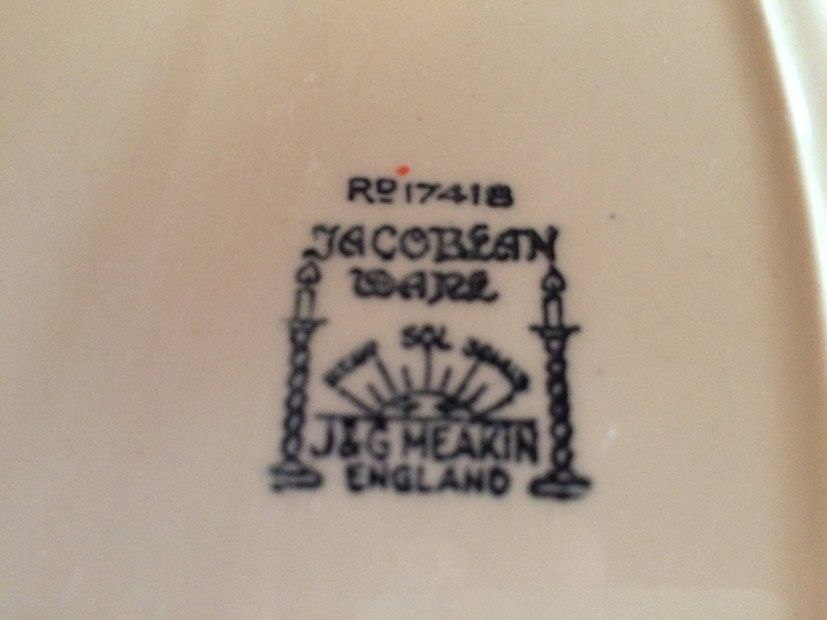 Vintage J G Meakin (England) Jacobean Ware Serving Platter
