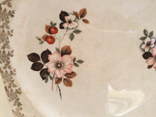 Load image into Gallery viewer, Lord Nelson 10" Square Flat Cake Plate Gold Filigree and Floral Design