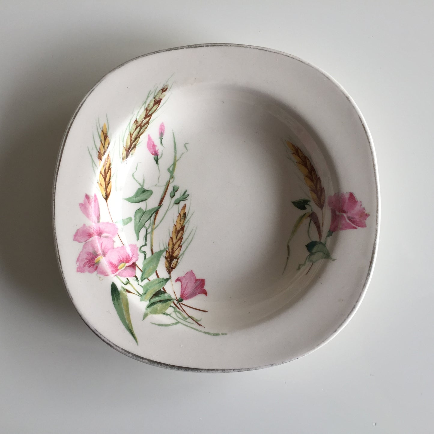 Small Art Deco Vintage Alfred Meakin Dish | Harvest Bouquet Pattern