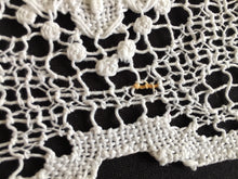 Load image into Gallery viewer, Vintage MONDANO Filet Lace White Cotton Rectangular Placemat