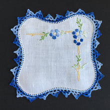 Load image into Gallery viewer, Australian Vintage Hand Embroidered Linen Doily