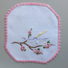 Load image into Gallery viewer, Australian Vintage Hand Embroidered Floral Duchess / Dressing Table Doily Set (3 Piece)