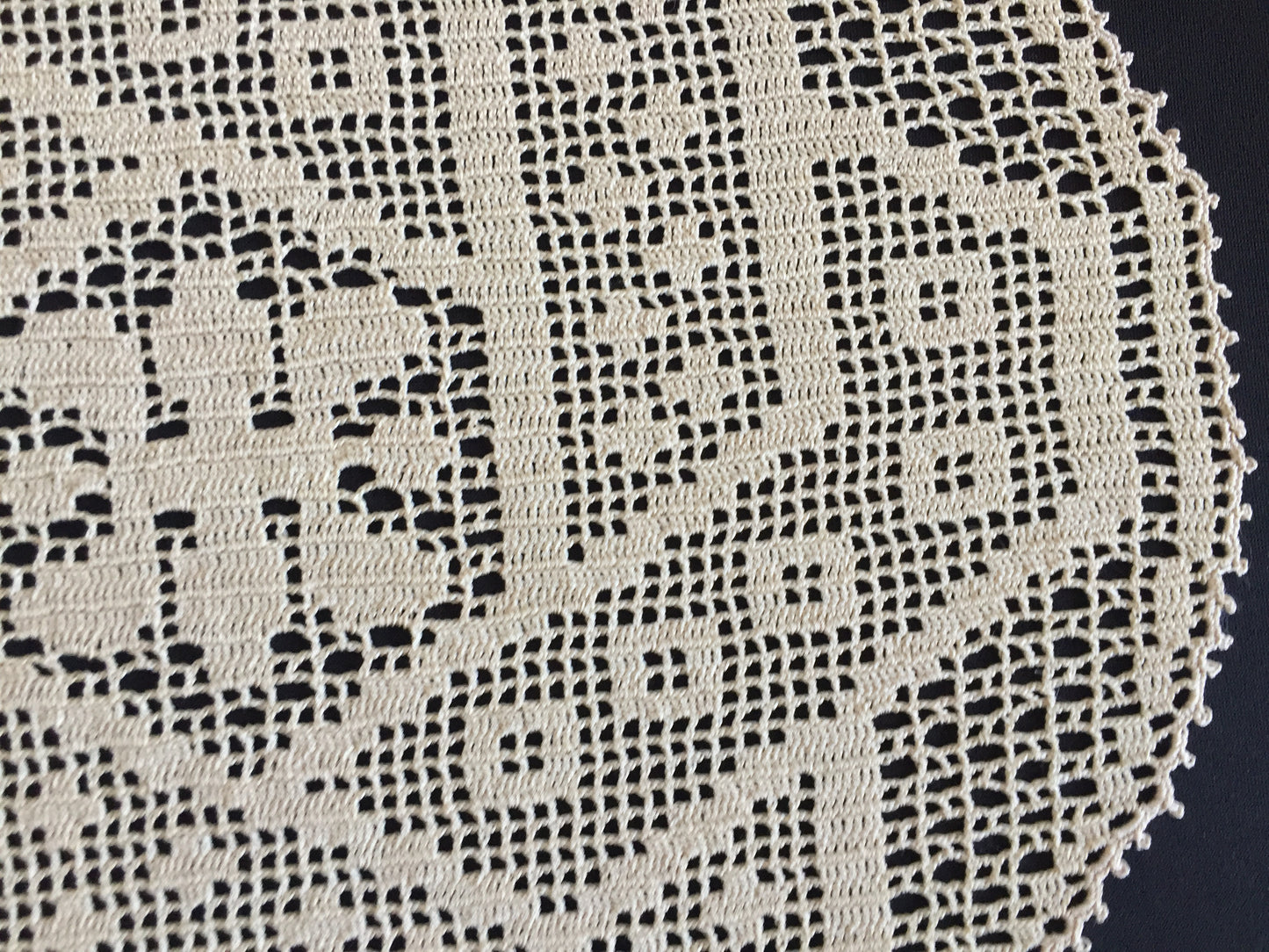ARABESQUE D'Oyley Mary Card Designed Crochet Lace Doily (USA Chart No 10) Extremely Rare Collectible