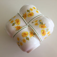 Load image into Gallery viewer, Vintage Arcopal France Floral Teacup and Saucer Duos for Four People