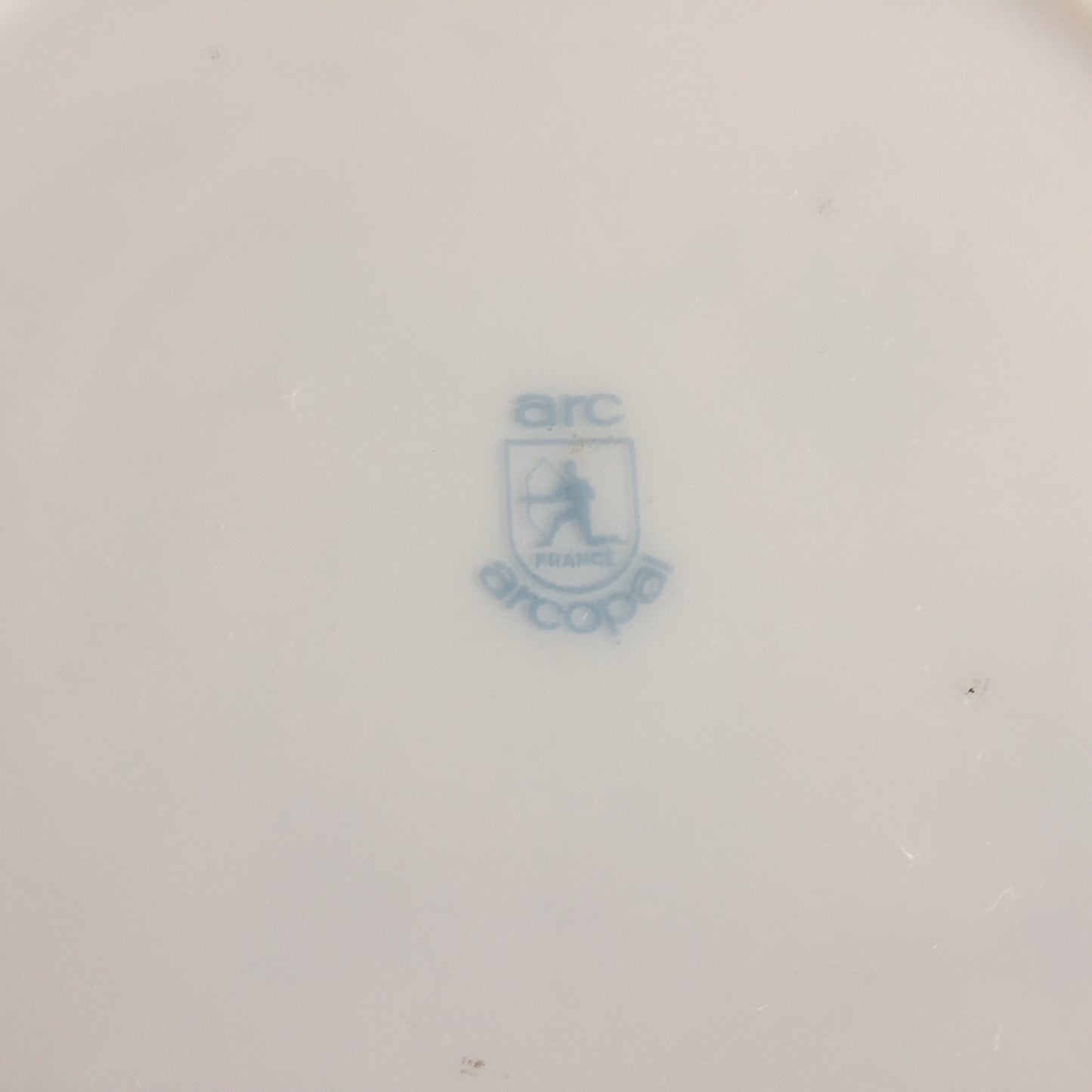 Arcopal France 1970s Vintage Opaline Side Plates, Wildflower Pattern