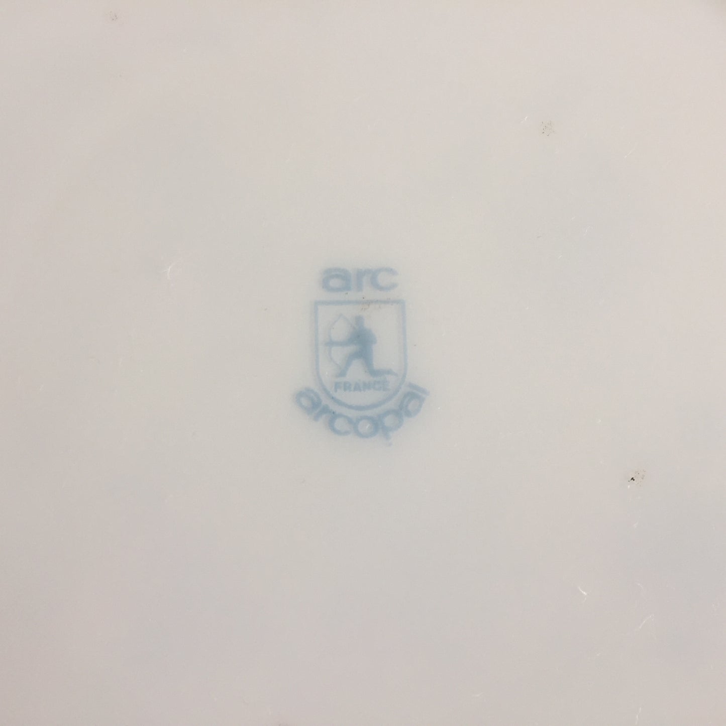 Arcopal France 1970s Vintage Opaline Side Plates, Wildflower Pattern