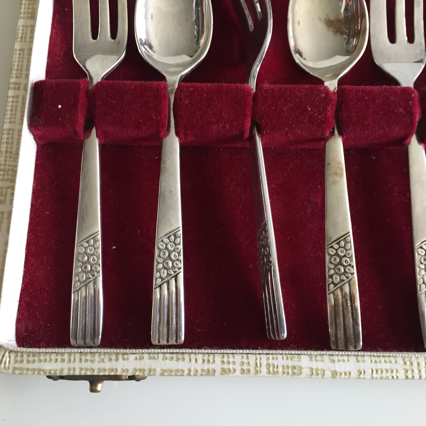 Vintage Arthur Price 12 Pce Silver-Plated Dessert Cutlery Set