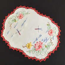 Load image into Gallery viewer, Australian Vintage Hand Embroidered Floral Table Centrepiece | Placemat Doily