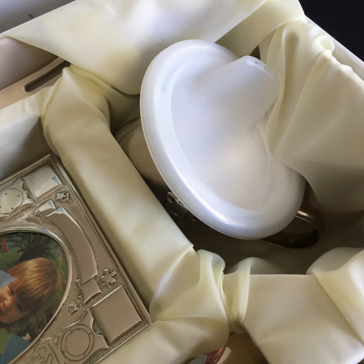 Silver Plated Baby Keepsake Gift Set Unused 1970-90s Vintage in Original Box