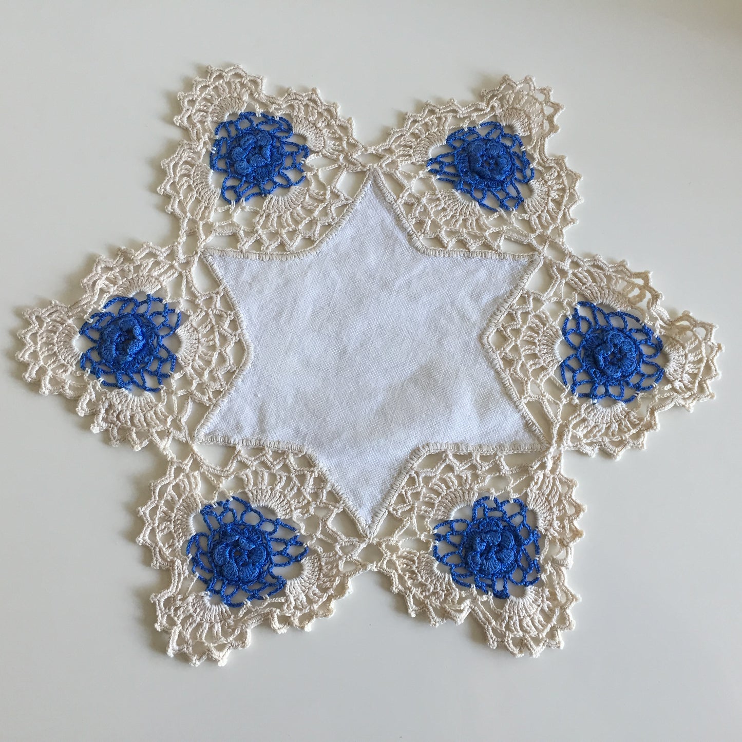 Vintage Retro Ceramic Blue & Gold Breakfast Farmhouse Kitchen