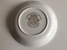 Load image into Gallery viewer, Wood &amp; Sons Vintage Trinket / Ring Dish: Wayside / Autumn / Red Rose Pattern