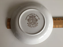 Load image into Gallery viewer, Wood &amp; Sons Vintage Trinket / Ring Dish: Wayside / Autumn / Red Rose Pattern