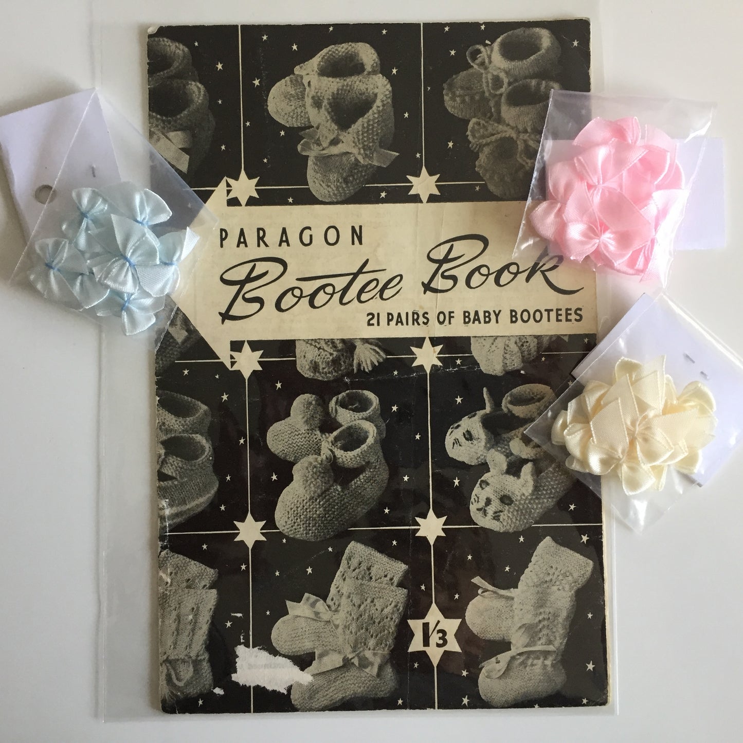 Vintage Craft Booklet: PARAGON Bootee Book Vintage Knitting Patterns