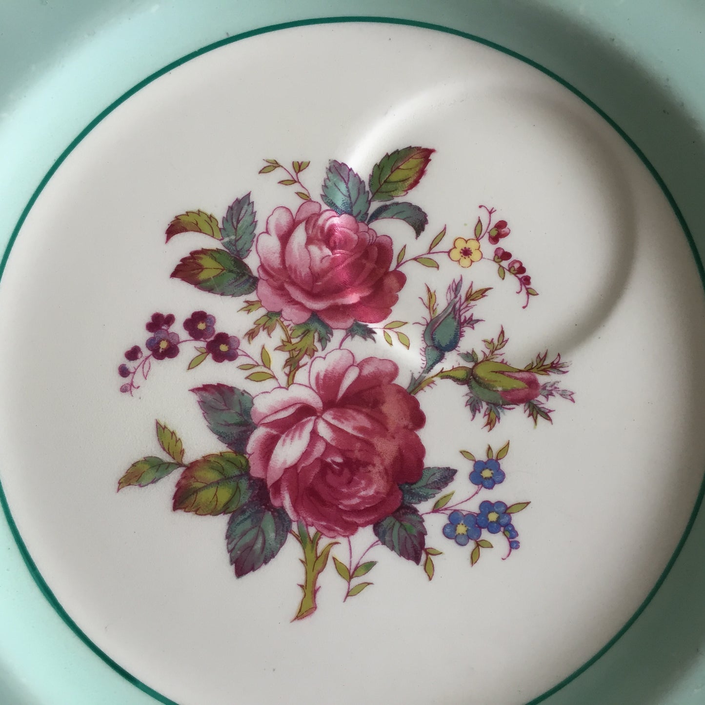 Johnson Brothers Old English WindsorWare JB21 Light Blue Tennis Saucer
