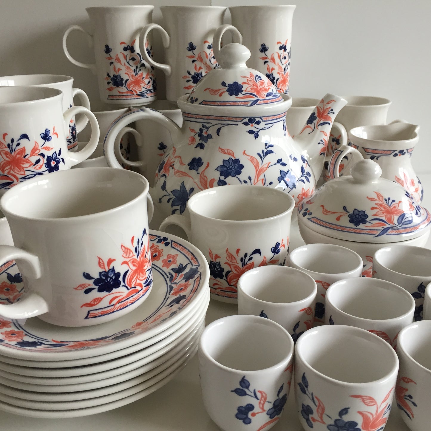 Churchill "IMARI" Pattern Breakfast Set Replacements: Teapot, Cups, Mugs, Saucers, Creamer, Sugar Bowl