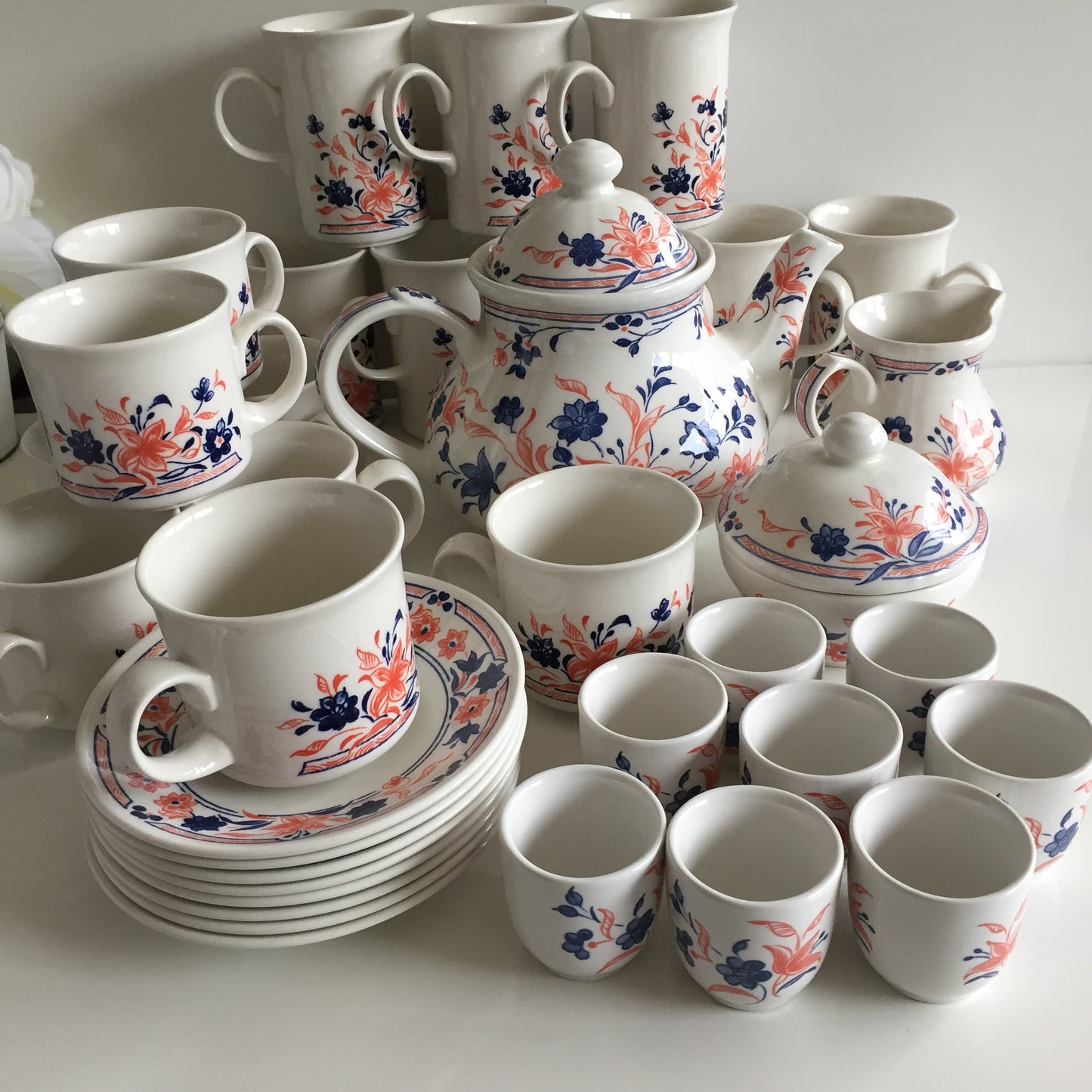 Churchill "IMARI" Pattern Breakfast Set Replacements: Teapot, Cups, Mugs, Saucers, Creamer, Sugar Bowl