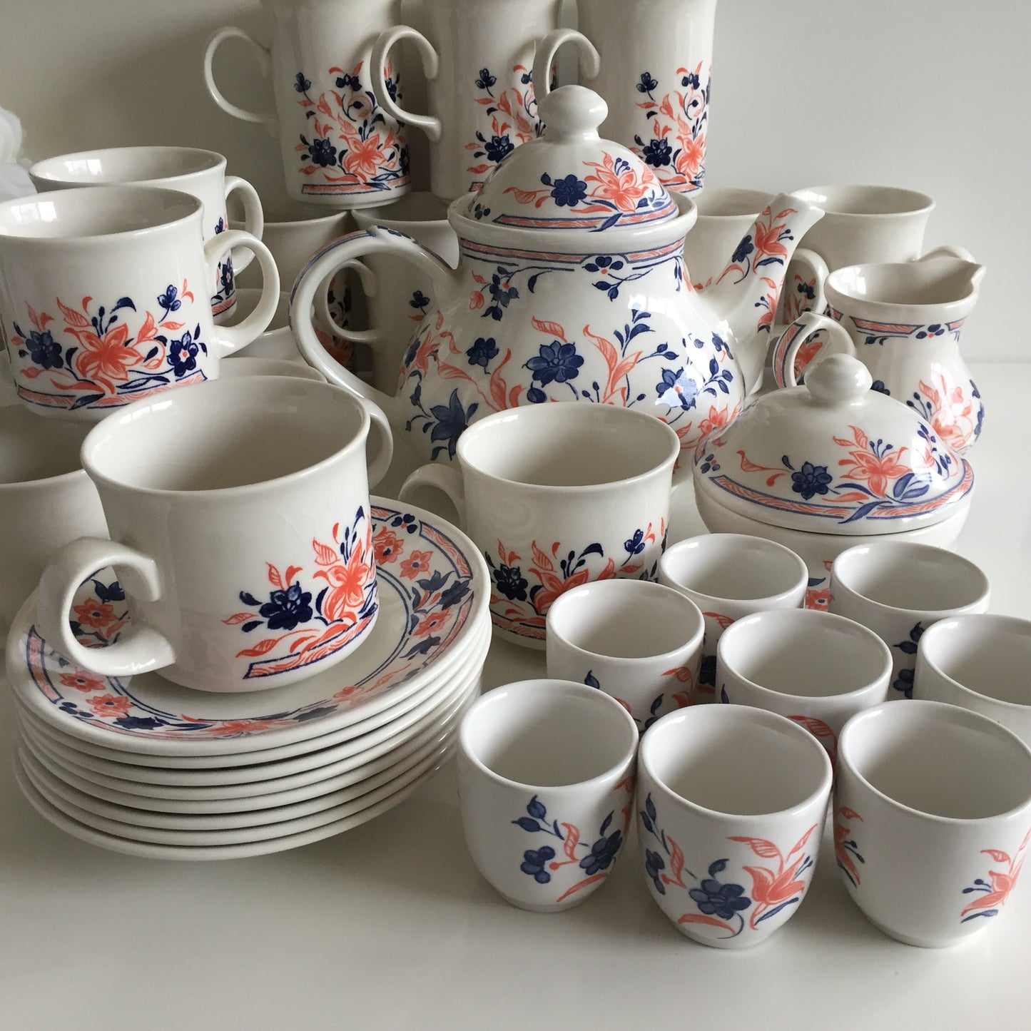 Churchill "IMARI" Pattern Breakfast Set Replacements: Teapot, Cups, Mugs, Saucers, Creamer, Sugar Bowl