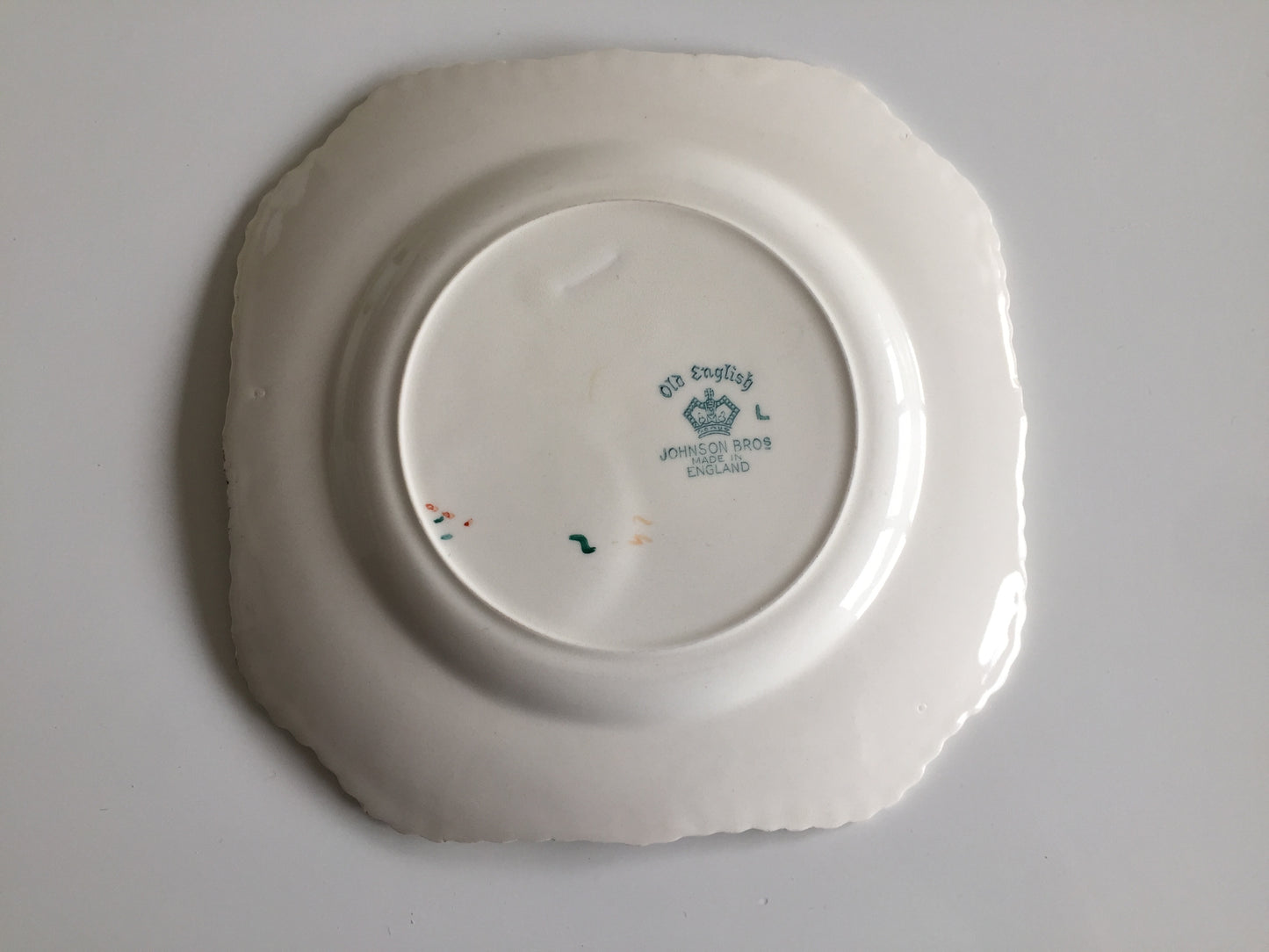 Johnson Brothers Old English WindsorWare JB21 Light Blue Tennis Saucer
