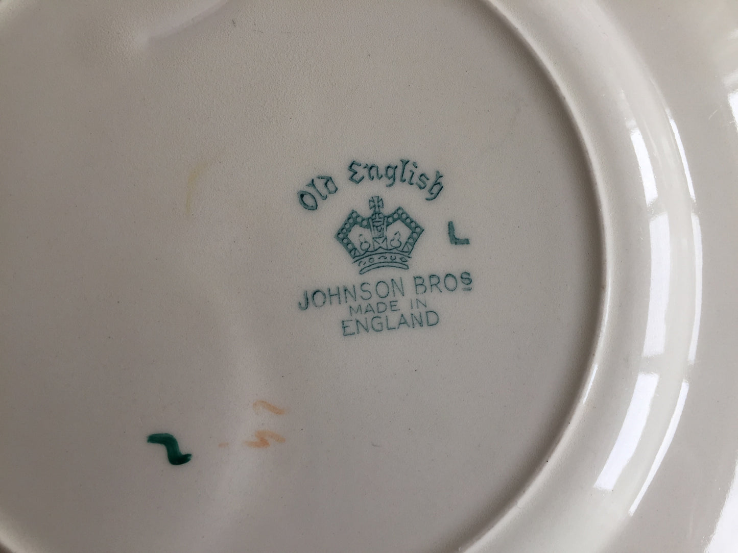 Johnson Brothers Old English WindsorWare JB21 Light Blue Tennis Saucer