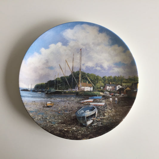 Collectible Vintage Wedgwood Decorative Plate/Plaque "Pin Mill" by Clive Madgwick