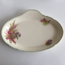 Load image into Gallery viewer, Vintage Alfred Meakin Braemar Scottish Heather Pattern Sandwich Tray