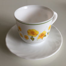 Load image into Gallery viewer, Vintage Arcopal France Floral Teacup and Saucer Duos for Four People