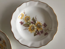 Load image into Gallery viewer, English Vintage Pair of Duchess Fine Bone China Ring Dishes with Scalloped, Gilded Edges Pattern 406