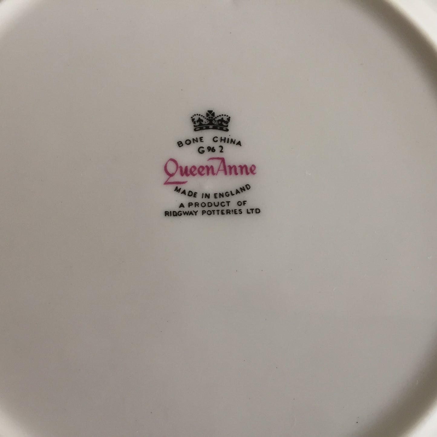 Red Roses Pattern Queen Anne Vintage 6" Porcelain Side Plate