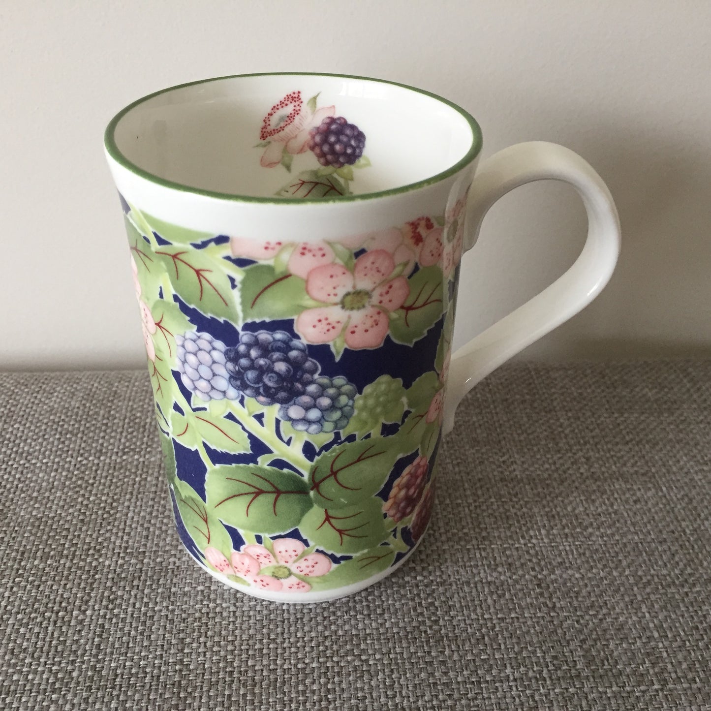 Fresh Fruit Themed Curated Ceramic Collection: Mugs, Plates Vintage European