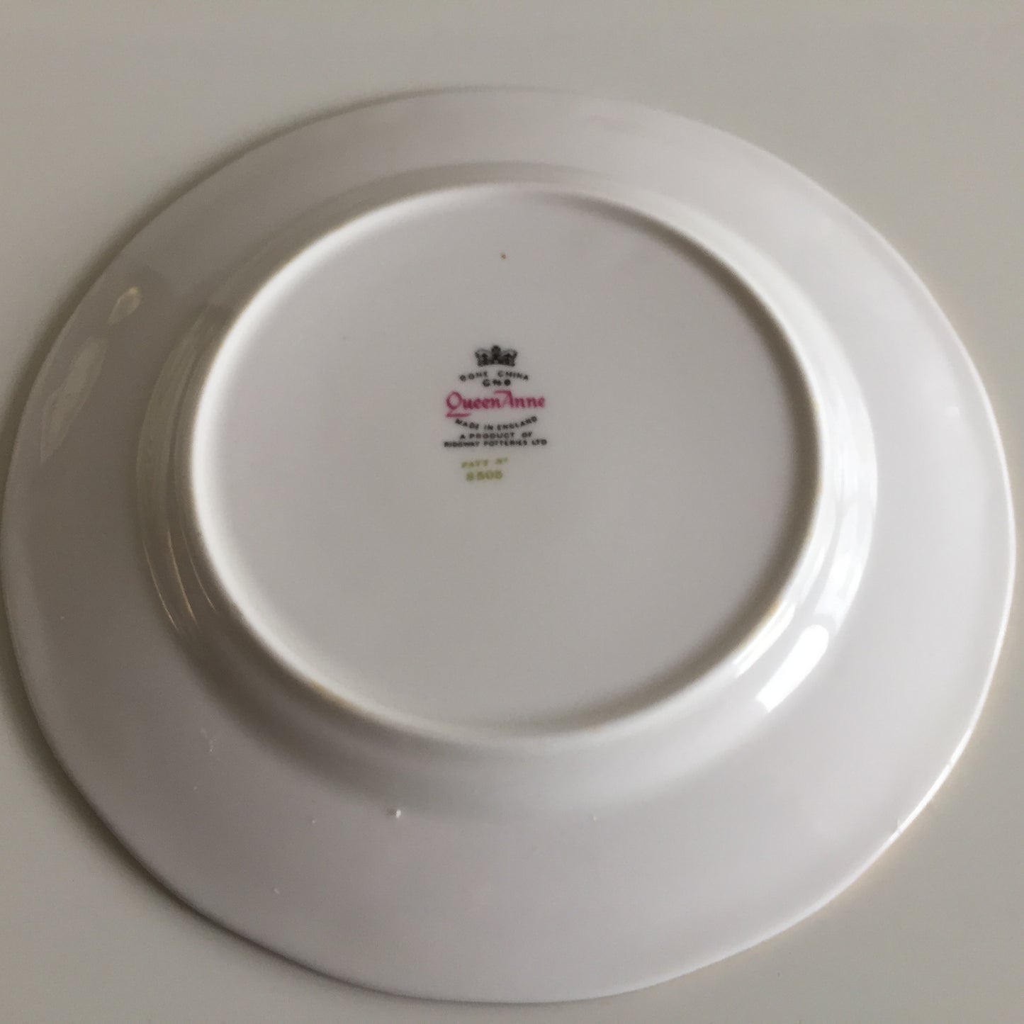 Red Roses Pattern Queen Anne Vintage 6" Porcelain Side Plate