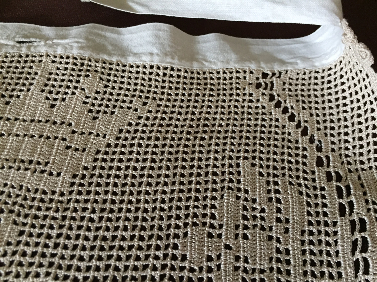 Mary Card Designed " DEEP CHURCH (Ecclesiastical) LACE" Altar Cloth (1926) Very Rare Vintage Collectors Item