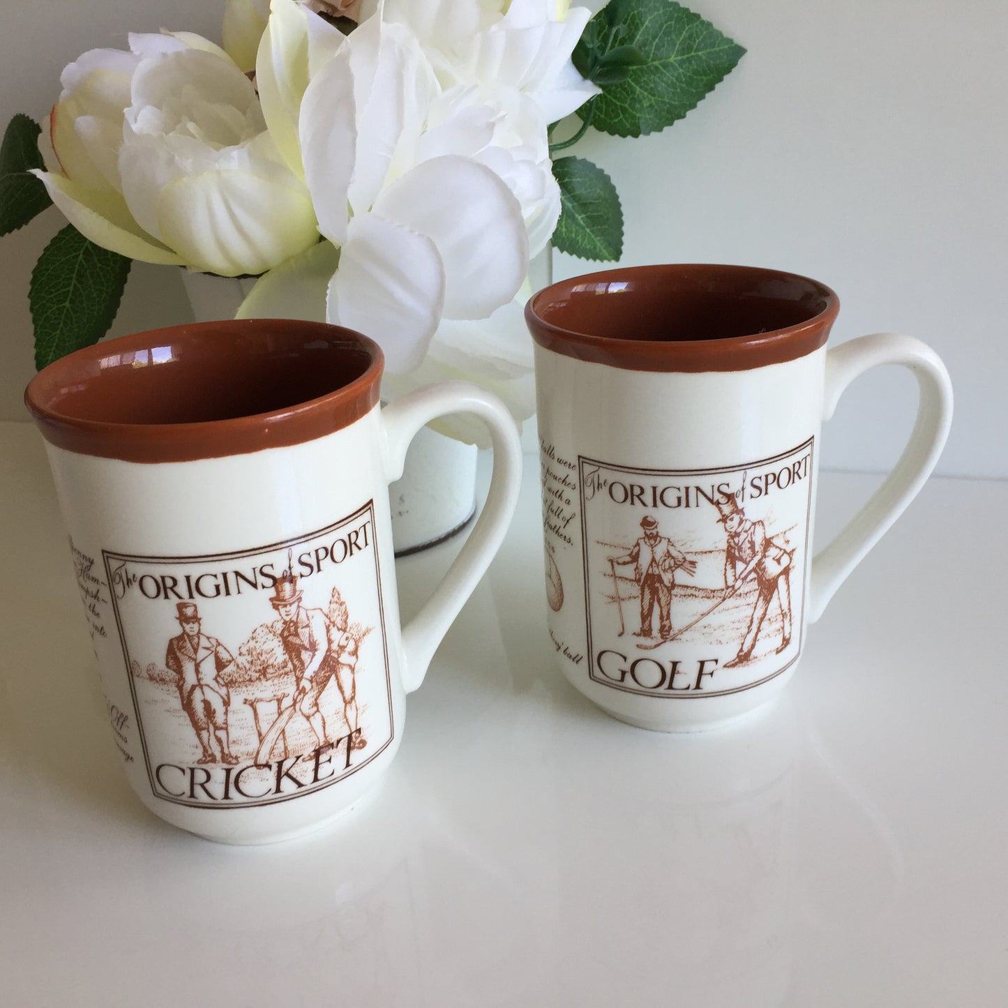 Alan Davidson Collection Origins of Sport Cup| Coffee Mug| Rugby | Cricket | Golf