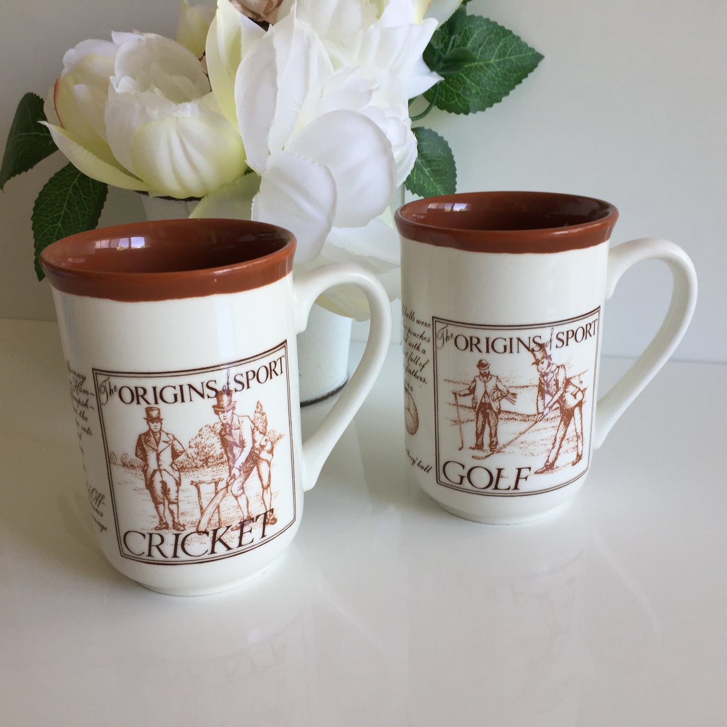 Alan Davidson Collection Origins of Sport Cup| Coffee Mug| Rugby | Cricket | Golf