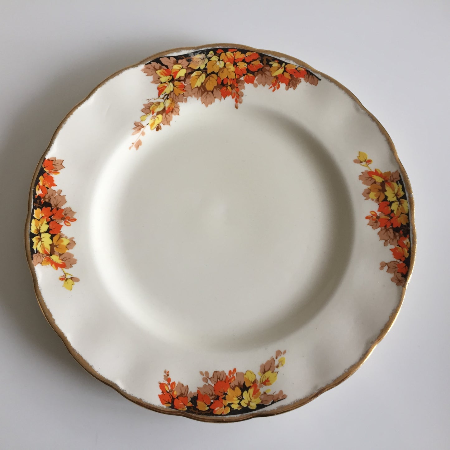 Grindley Vintage Creampetal Autumn Leaves Pattern Dinner Set of 20 Pcs