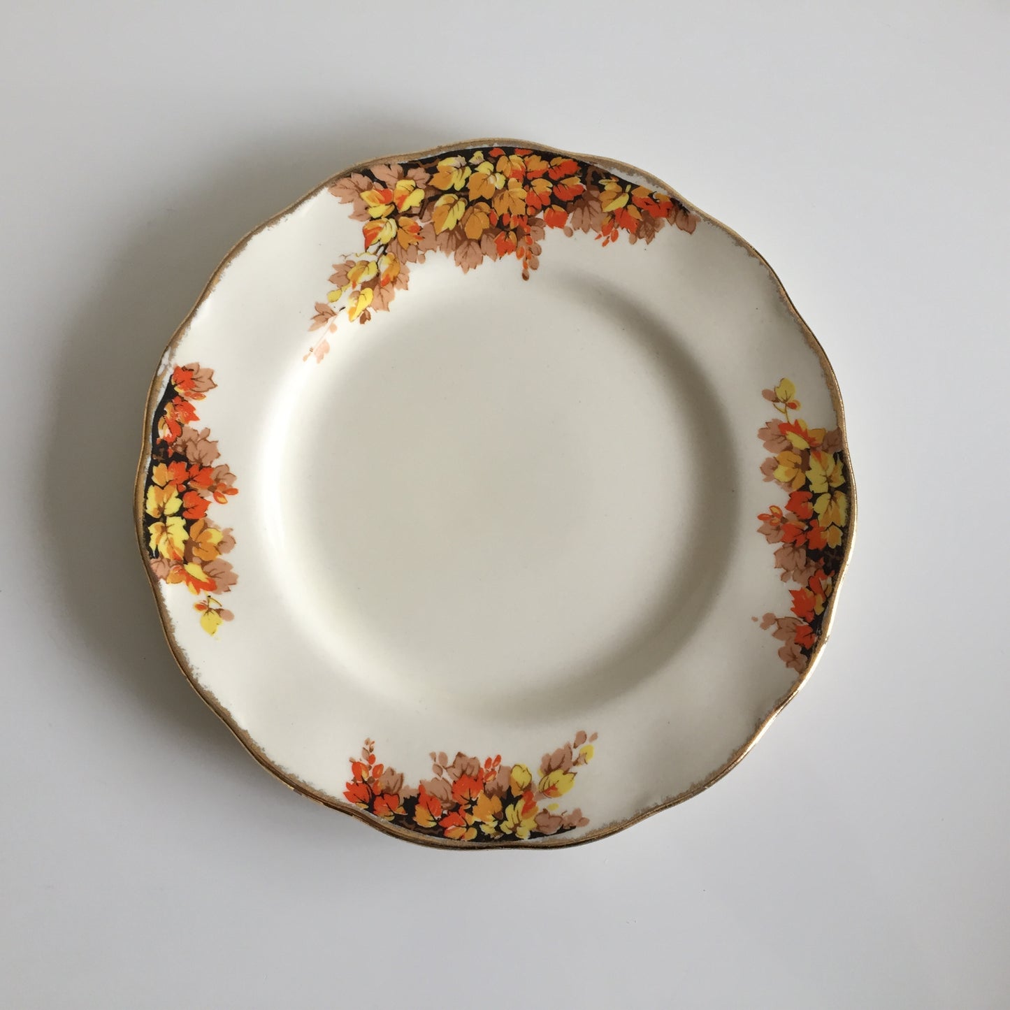 Grindley Vintage Creampetal Autumn Leaves Pattern Dinner Set of 20 Pcs