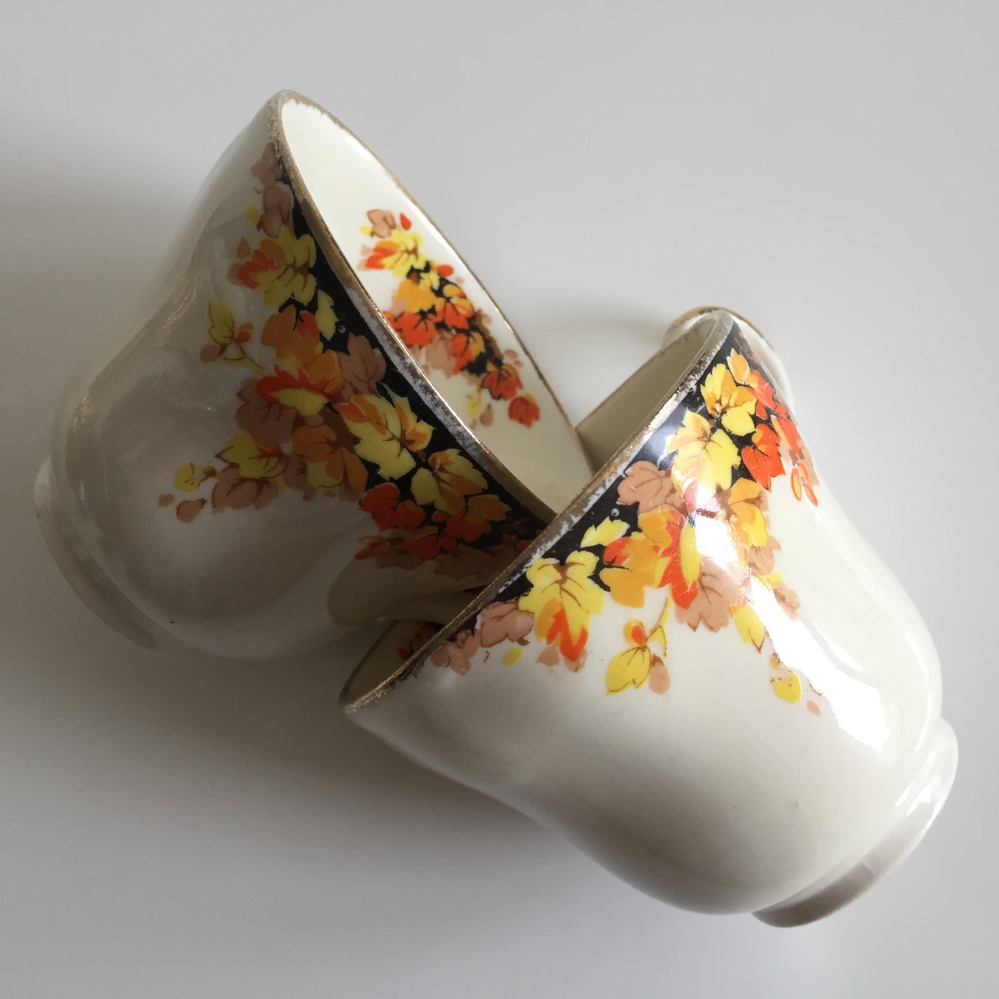 Grindley Vintage Creampetal Autumn Leaves Pattern Dinner Set of 20 Pcs