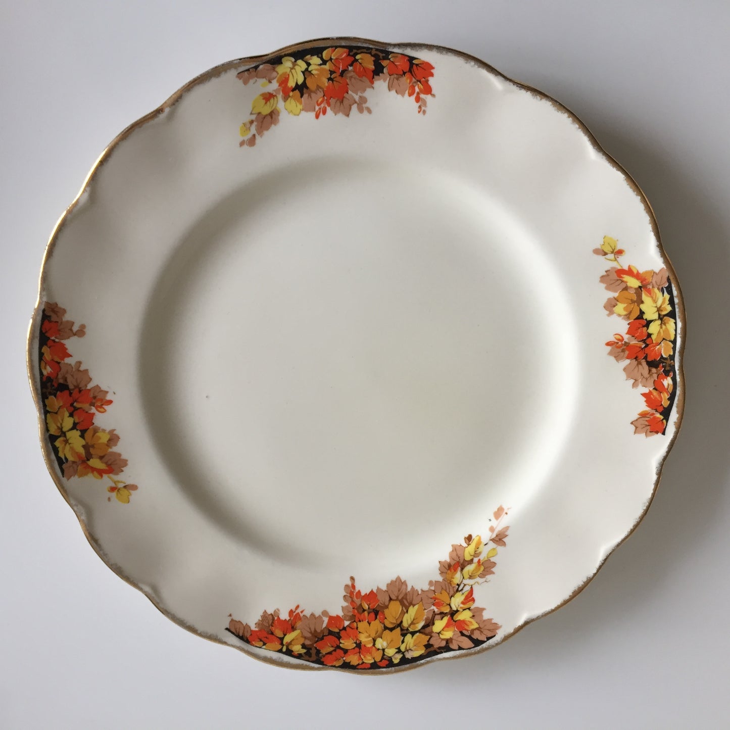 Grindley Vintage Creampetal Autumn Leaves Pattern Dinner Set of 20 Pcs