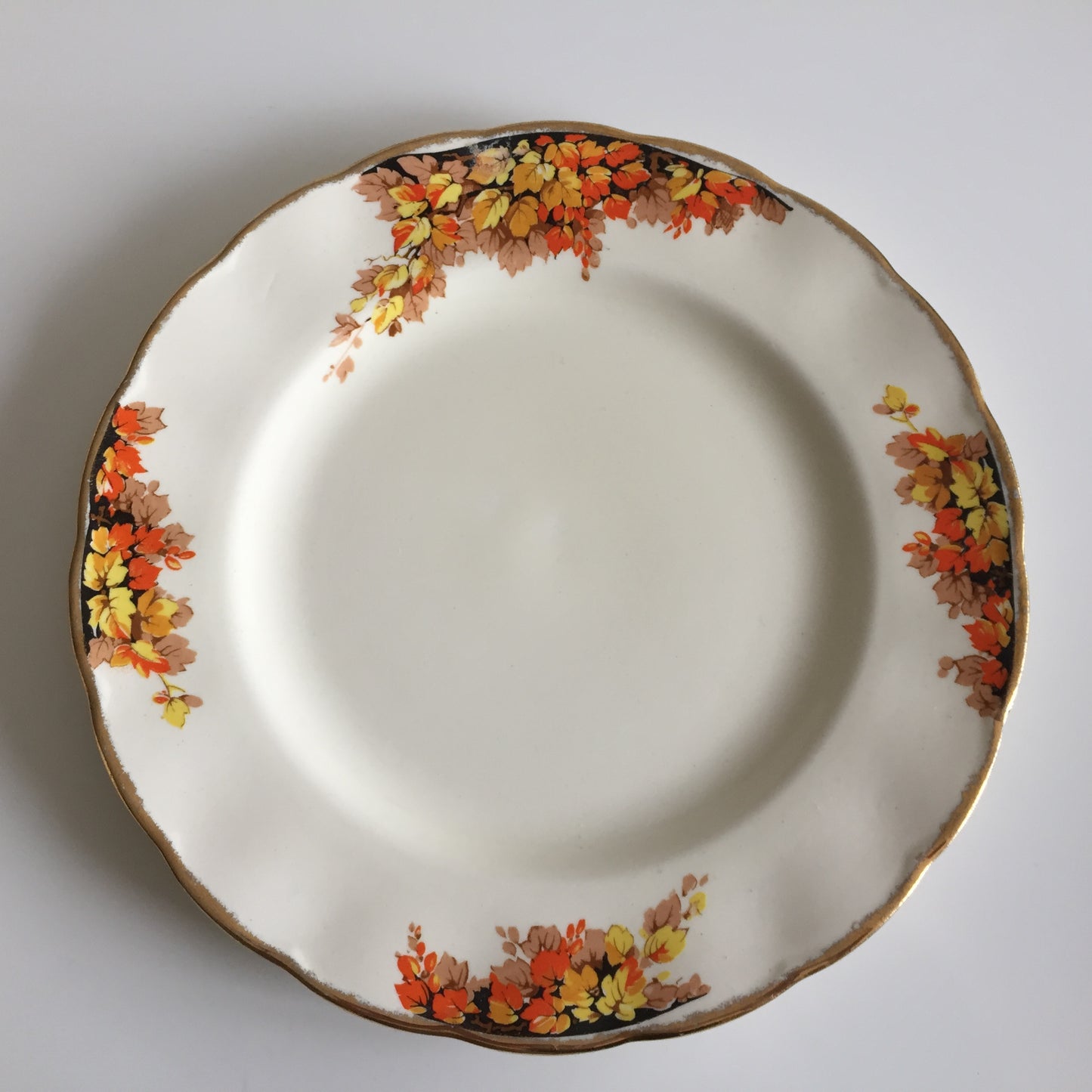 Grindley Vintage Creampetal Autumn Leaves Pattern Dinner Set of 20 Pcs
