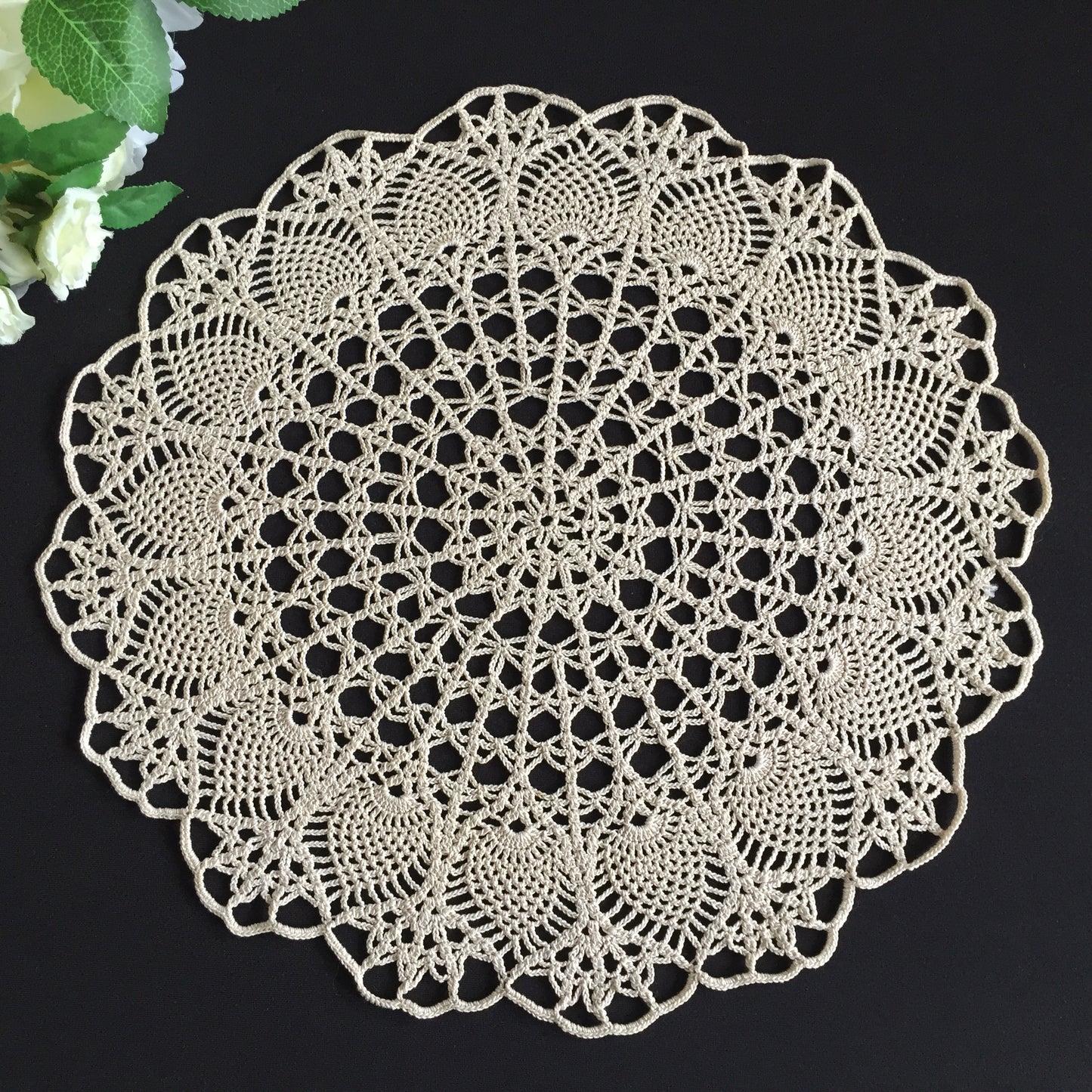 Curated Eclectic Selection of Cotton Lace  Doilies | Vintage Handmade