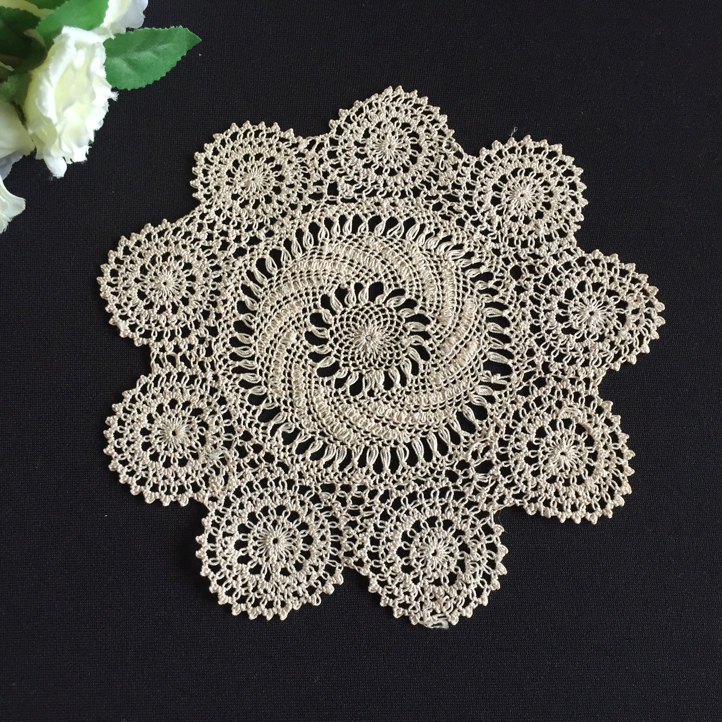 Curated Eclectic Selection of Cotton Lace  Doilies | Vintage Handmade