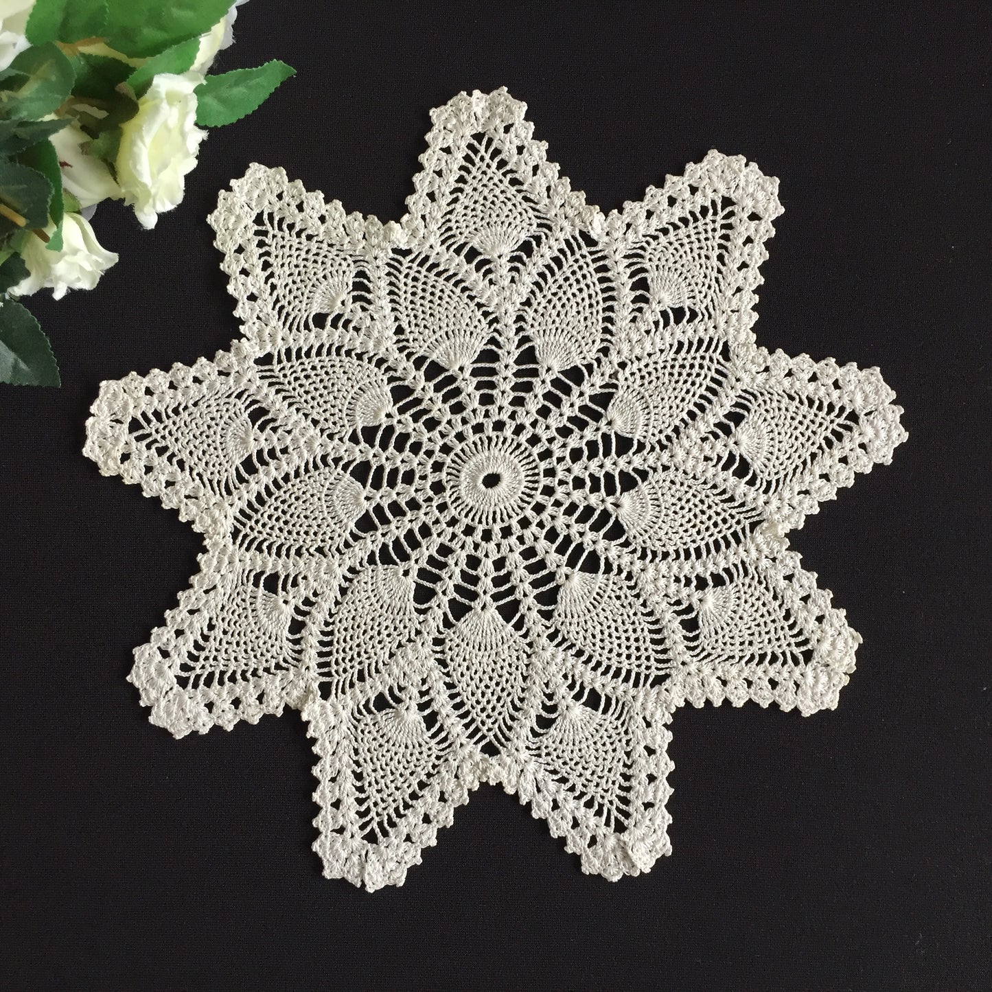 Curated Eclectic Selection of Cotton Lace  Doilies | Vintage Handmade