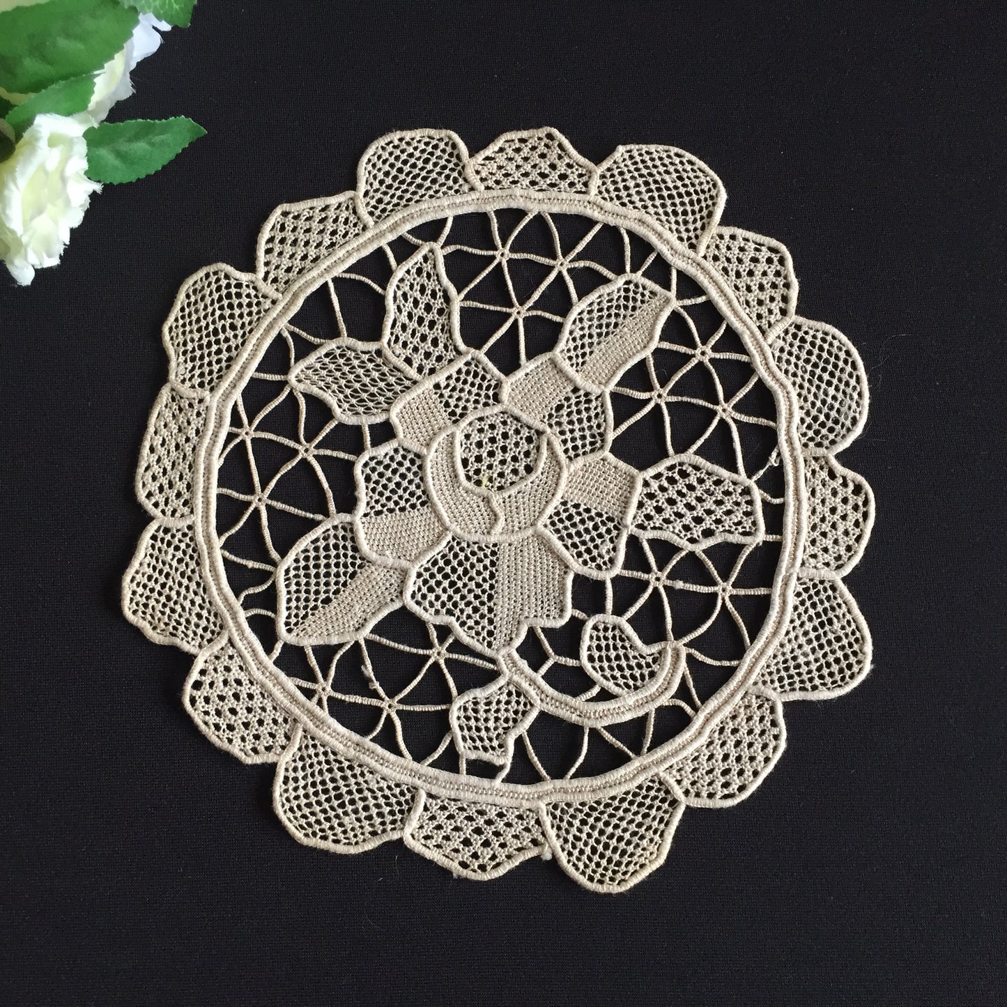 Curated Eclectic Selection of Cotton Lace  Doilies | Vintage Handmade