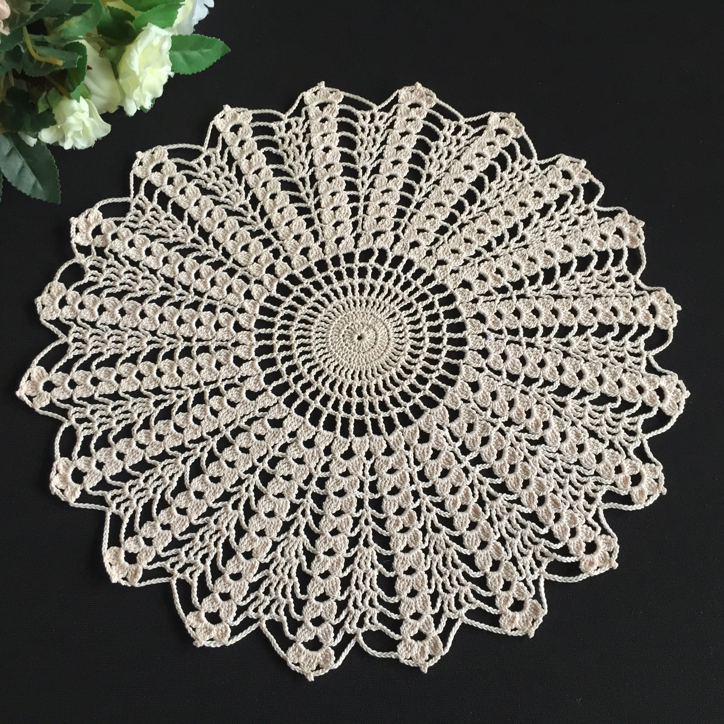 Curated Eclectic Selection of Cotton Lace  Doilies | Vintage Handmade
