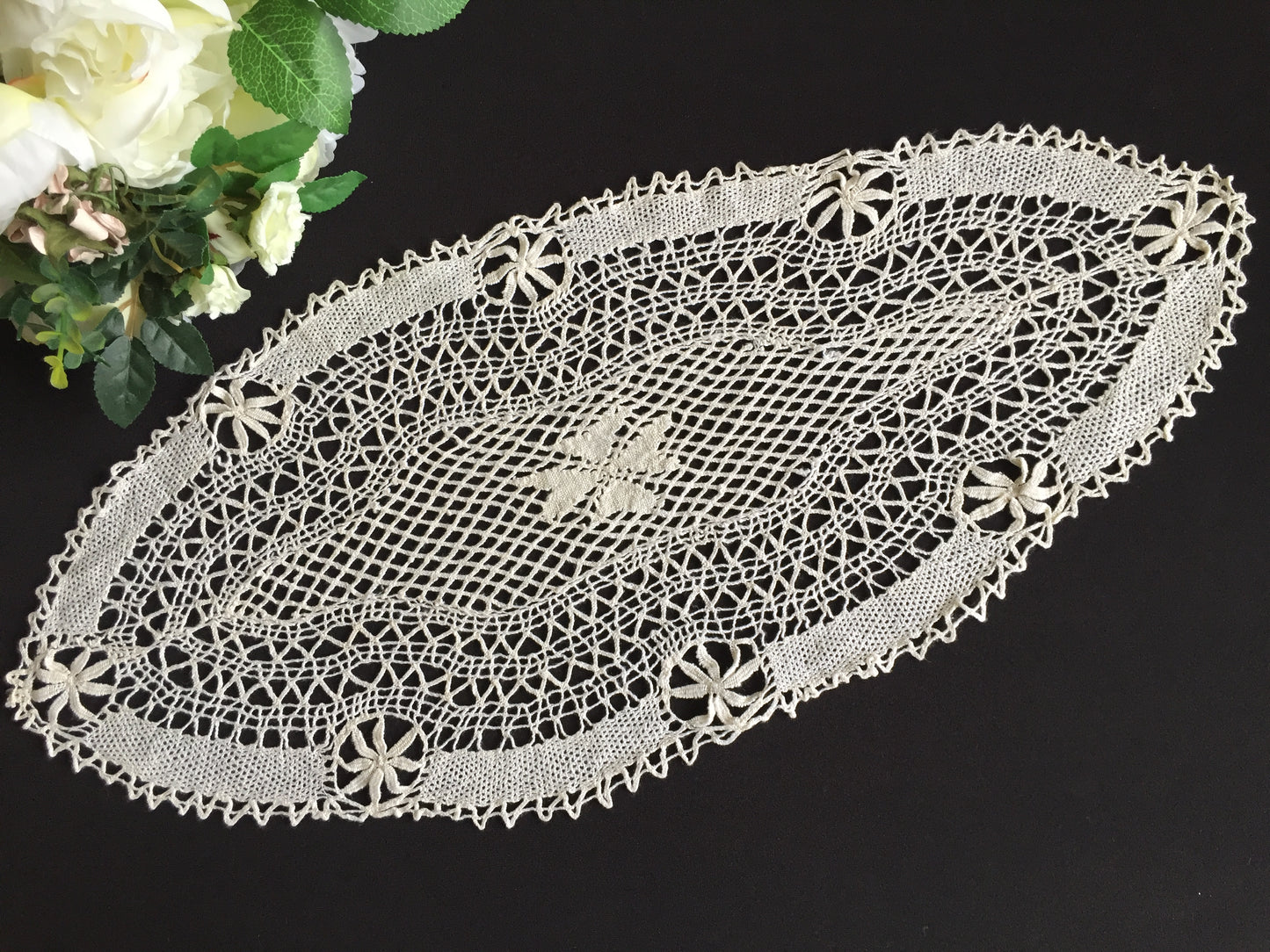 Curated Eclectic Selection of Cotton Lace  Doilies | Vintage Handmade