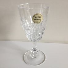 Load image into Gallery viewer, Cristal D'Arques Diamond Lead Crystal Wine Goblets Set of 6 | Vintage