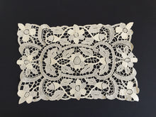 Load image into Gallery viewer, Ecru Handmade Venetian Point de Venise Burano Needle Lace Doily