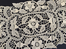 Load image into Gallery viewer, Ecru Handmade Venetian Point de Venise Burano Needle Lace Doily