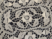 Load image into Gallery viewer, Ecru Handmade Venetian Point de Venise Burano Needle Lace Doily