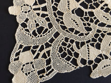 Load image into Gallery viewer, Ecru Handmade Venetian Point de Venise Burano Needle Lace Doily
